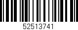 Código de barras (EAN, GTIN, SKU, ISBN): '52513741'