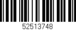 Código de barras (EAN, GTIN, SKU, ISBN): '52513748'