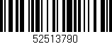 Código de barras (EAN, GTIN, SKU, ISBN): '52513790'
