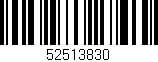 Código de barras (EAN, GTIN, SKU, ISBN): '52513830'