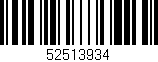 Código de barras (EAN, GTIN, SKU, ISBN): '52513934'