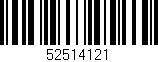 Código de barras (EAN, GTIN, SKU, ISBN): '52514121'