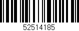 Código de barras (EAN, GTIN, SKU, ISBN): '52514185'