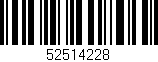 Código de barras (EAN, GTIN, SKU, ISBN): '52514228'