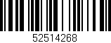 Código de barras (EAN, GTIN, SKU, ISBN): '52514268'