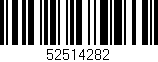 Código de barras (EAN, GTIN, SKU, ISBN): '52514282'