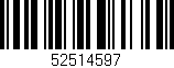 Código de barras (EAN, GTIN, SKU, ISBN): '52514597'