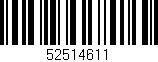 Código de barras (EAN, GTIN, SKU, ISBN): '52514611'