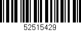 Código de barras (EAN, GTIN, SKU, ISBN): '52515429'