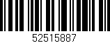 Código de barras (EAN, GTIN, SKU, ISBN): '52515887'