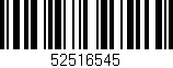 Código de barras (EAN, GTIN, SKU, ISBN): '52516545'