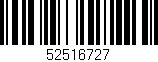 Código de barras (EAN, GTIN, SKU, ISBN): '52516727'