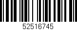 Código de barras (EAN, GTIN, SKU, ISBN): '52516745'