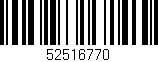 Código de barras (EAN, GTIN, SKU, ISBN): '52516770'