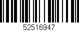 Código de barras (EAN, GTIN, SKU, ISBN): '52516947'