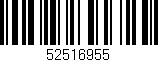 Código de barras (EAN, GTIN, SKU, ISBN): '52516955'