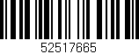 Código de barras (EAN, GTIN, SKU, ISBN): '52517665'