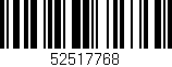 Código de barras (EAN, GTIN, SKU, ISBN): '52517768'