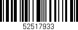 Código de barras (EAN, GTIN, SKU, ISBN): '52517933'
