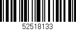 Código de barras (EAN, GTIN, SKU, ISBN): '52518133'