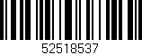 Código de barras (EAN, GTIN, SKU, ISBN): '52518537'