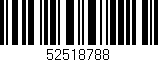 Código de barras (EAN, GTIN, SKU, ISBN): '52518788'