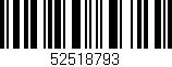 Código de barras (EAN, GTIN, SKU, ISBN): '52518793'