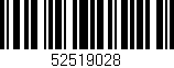 Código de barras (EAN, GTIN, SKU, ISBN): '52519028'
