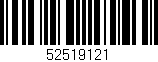 Código de barras (EAN, GTIN, SKU, ISBN): '52519121'