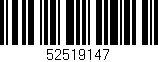 Código de barras (EAN, GTIN, SKU, ISBN): '52519147'