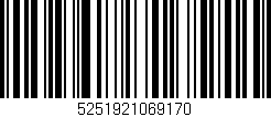 Código de barras (EAN, GTIN, SKU, ISBN): '5251921069170'