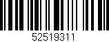 Código de barras (EAN, GTIN, SKU, ISBN): '52519311'