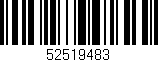 Código de barras (EAN, GTIN, SKU, ISBN): '52519483'