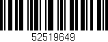 Código de barras (EAN, GTIN, SKU, ISBN): '52519649'