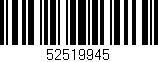 Código de barras (EAN, GTIN, SKU, ISBN): '52519945'