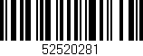 Código de barras (EAN, GTIN, SKU, ISBN): '52520281'
