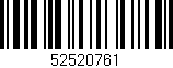 Código de barras (EAN, GTIN, SKU, ISBN): '52520761'