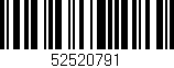 Código de barras (EAN, GTIN, SKU, ISBN): '52520791'
