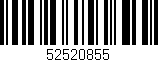 Código de barras (EAN, GTIN, SKU, ISBN): '52520855'