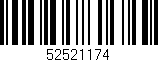 Código de barras (EAN, GTIN, SKU, ISBN): '52521174'