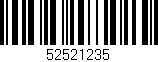 Código de barras (EAN, GTIN, SKU, ISBN): '52521235'