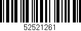 Código de barras (EAN, GTIN, SKU, ISBN): '52521261'