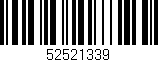 Código de barras (EAN, GTIN, SKU, ISBN): '52521339'