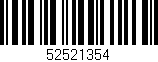 Código de barras (EAN, GTIN, SKU, ISBN): '52521354'