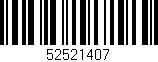 Código de barras (EAN, GTIN, SKU, ISBN): '52521407'