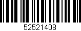 Código de barras (EAN, GTIN, SKU, ISBN): '52521408'