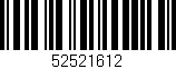 Código de barras (EAN, GTIN, SKU, ISBN): '52521612'