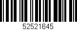 Código de barras (EAN, GTIN, SKU, ISBN): '52521645'
