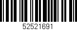 Código de barras (EAN, GTIN, SKU, ISBN): '52521691'