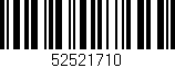 Código de barras (EAN, GTIN, SKU, ISBN): '52521710'